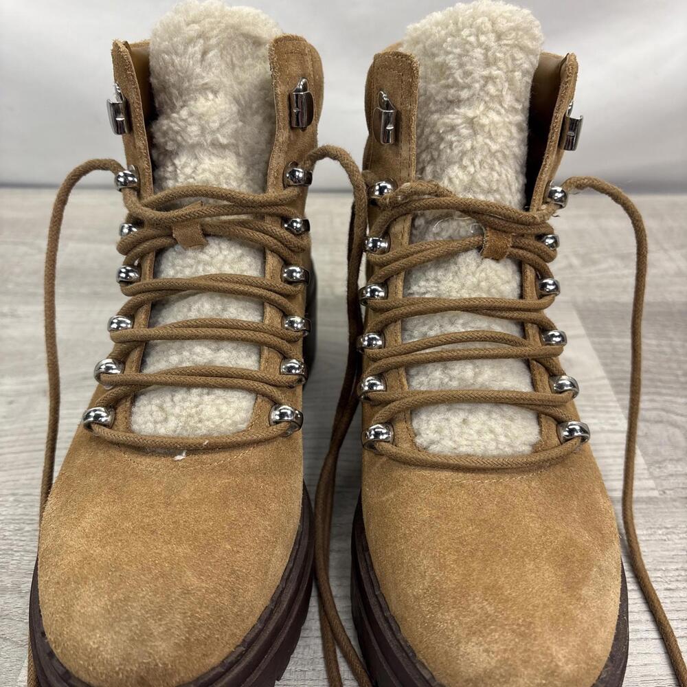 Marc Fisher LTD Nairy Hiking Ankle Boots Booties Lug Sole sz 6M - Picture 6 of 16
